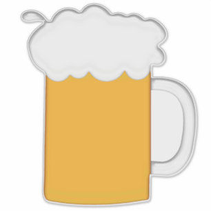 Tasse Bier Aufkleber