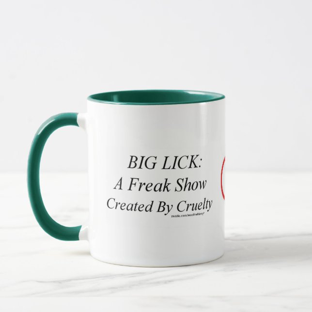 Tasse Big Lick : Un Spectacle Insolite Créé Par La Cruau (Gauche)