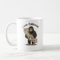 Tasse Bigfoot aime Californie
