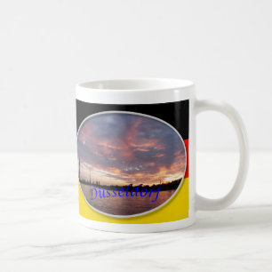 Tasse bilatérale de coucher du soleil de