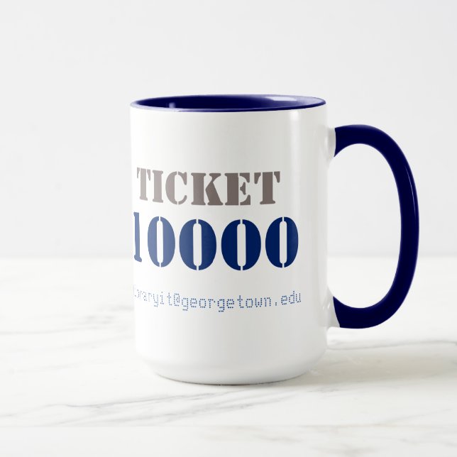 Tasse Billet du LIT 10K (Droite)