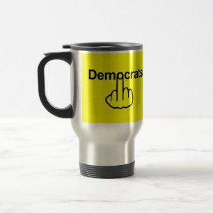 Tasse Bird Drehend Demokraten Drehte