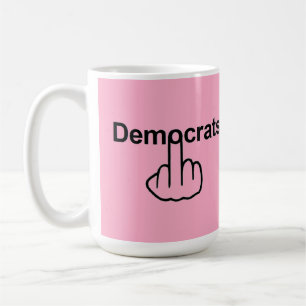 Tasse Bird Drehend Demokraten Drehte