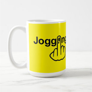 Tasse Bird Drehend Joggen Gedreht