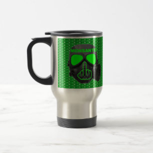 Tasse Bird Drehend Monsanto Gasmaske Gedreht