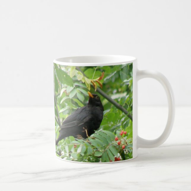 Tasse Blackbird und Berries (Rechts)