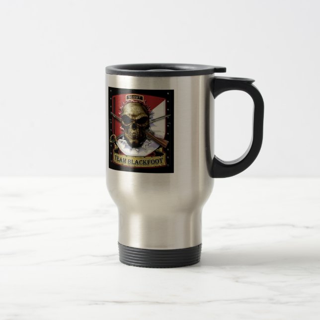 Tasse Blackfoot de voyage d'équipe (Droit)