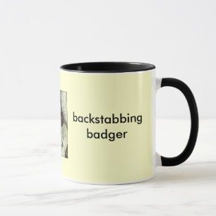 Tasse blaireau backstabbing