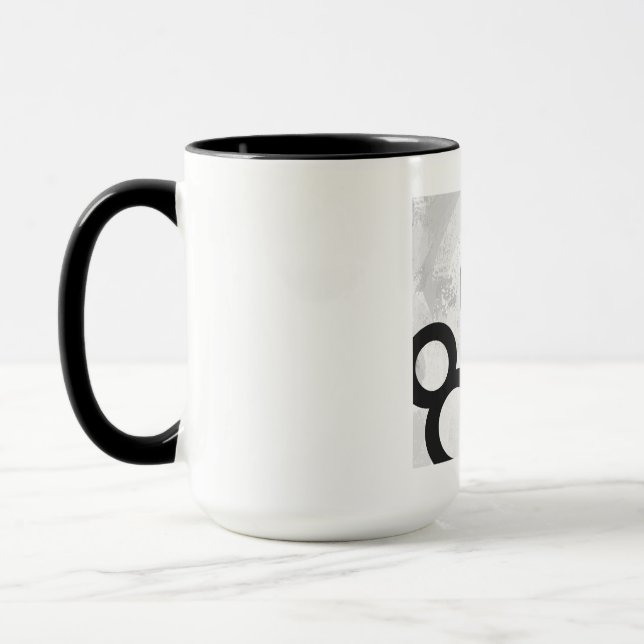 Tasse Blanc 80 Décennie Anniversaire (Gauche)