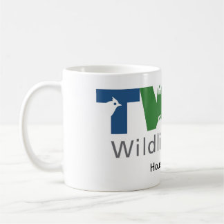 Tasse blanche avec le logo