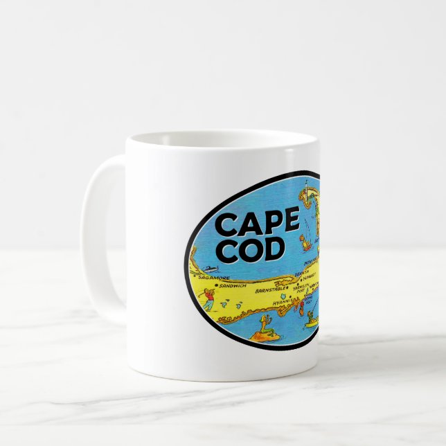Tasse blanche Cape Cod (Devant gauche)