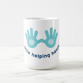 Tasse blanche classique avec le logo de sourire