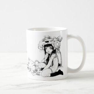 Tasse blanche classique d'amis symbiotiques