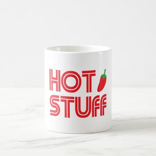 tasse blanche classique de hotstuff (Centre)