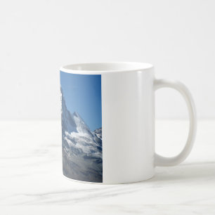 Tasse blanche classique de la Matterhorn Alpes sui