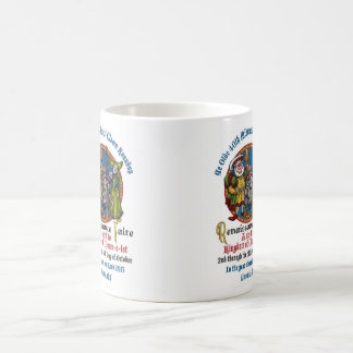 Tasse blanche classique de MCM quarantième