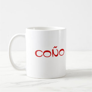 Tasse blanche classique d'España Coño