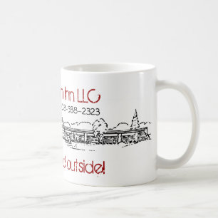 Tasse blanche classique - hiver