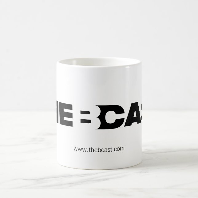 Tasse blanche de B-Fonte (Centre)