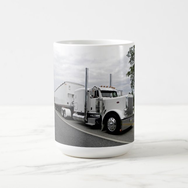 Tasse blanche de Peterbilt 379 (Centre)