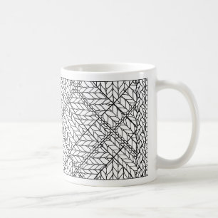 TASSE BLANCHE EN MAILLE ARGYLE BLANC