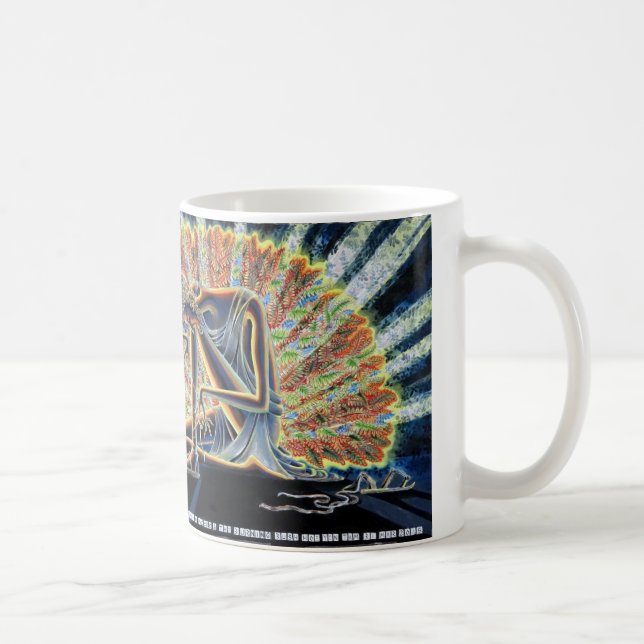 Tasse blanche - Moïse et Bush brûlant (Droite)