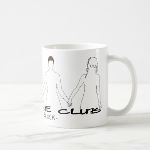 Tasse blanche "noir d'orphelin "
