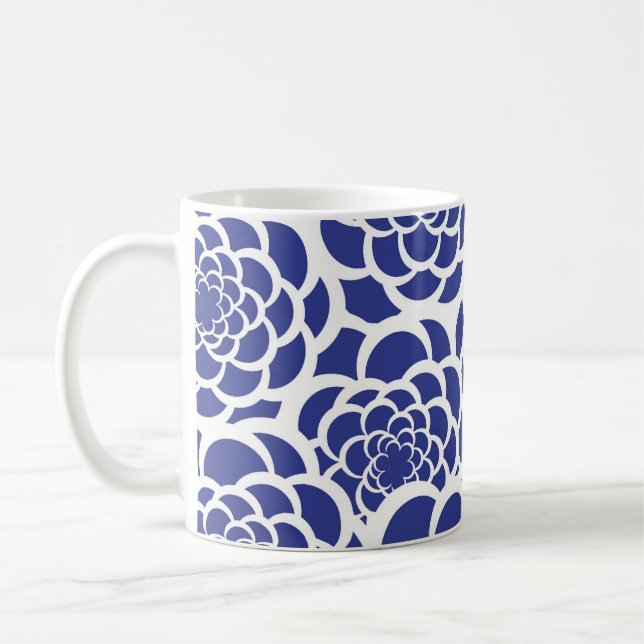Tasse Blau und Weiß (Links)