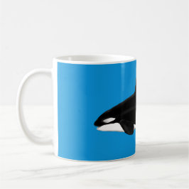 Tasse Blauer Orca/Killer