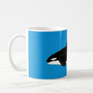 Tasse Blauer Orca/Killer