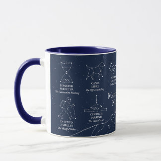 Tasse bleu 11 oz Ciel nocturne du comté de Marin