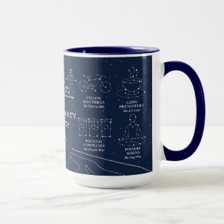 Tasse bleu de 15 oz Marin County Night Sky
