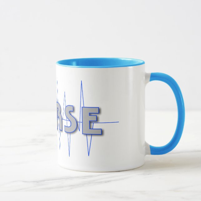 TASSE BLEU D'INFIRMIÈRE (Droite)