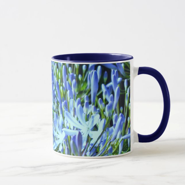 Tasse bleue d'Agapanthus (Droite)
