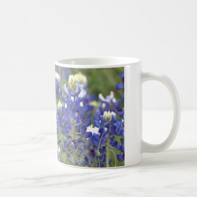 Tasse bleue de capots du Texas (Droite)