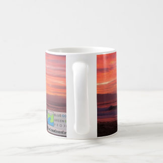 Tasse bleue de coucher du soleil de Northshore de