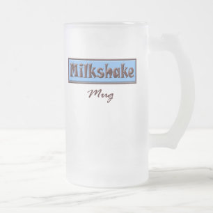 Tasse (bleue) de milkshake