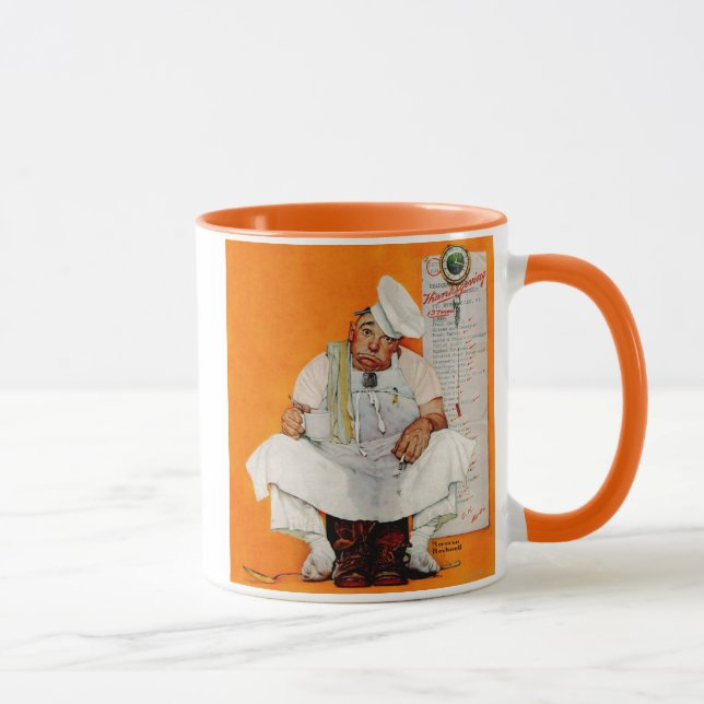 Tasse Bleus de jour de thanksgiving (Droite)
