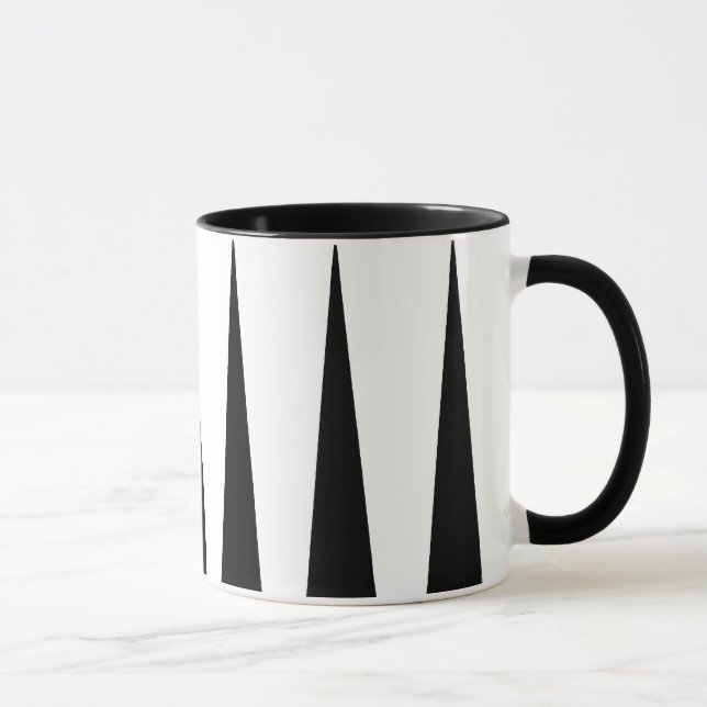 Tasse Bloc noir et blanc de couleur (Droite)