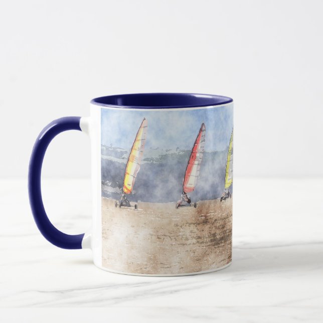 Tasse Blokart emballant la concurrence (Gauche)