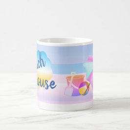 Tasse Blue and Pink Beach House