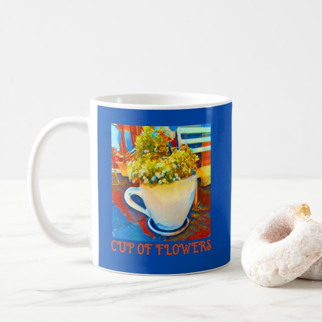 Tasse Blume Kaffeemaschine Tasse (Mit Donut)