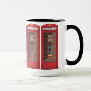 Tasse Boîte téléphonique rouge