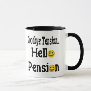 Tasse Bonjour cadeaux et T-shirts de retraite de pension