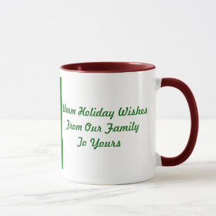 Tasse Bonnes fêtes ours de Noël