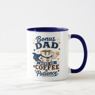 Tasse Bonus Papa Café Patience Cadeau Fête des Pèr