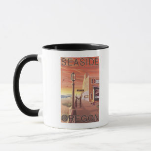 Tasse Bord de la mer, vue d'OregonAquarium