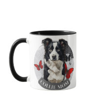 Tasse Border Collie Maman – Cadeau de tasse de caf