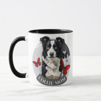 Tasse Border Collie Maman – Cadeau de tasse de caf