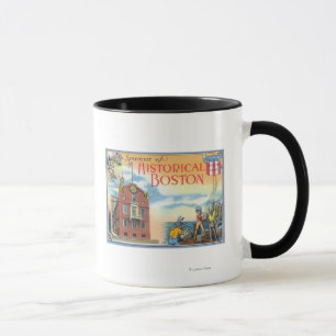 Tasse Boston, MassachusettsScènes historiques de Boston
